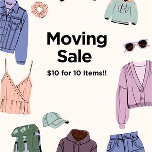 Tops dresses and bottoms